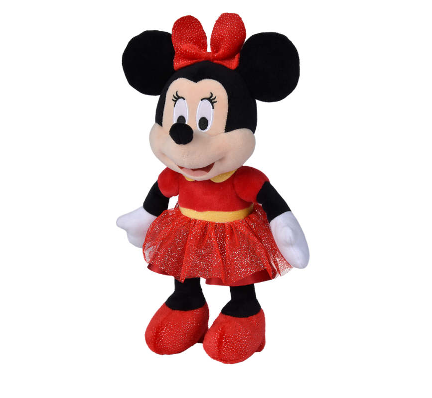  minnie mouse plush red dress with strass 25 cm 